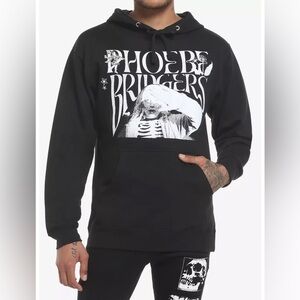 Z Phoebe Bridgers Men/Unisex Medium Sweater Hoodie Punisher Portrait Skeleton